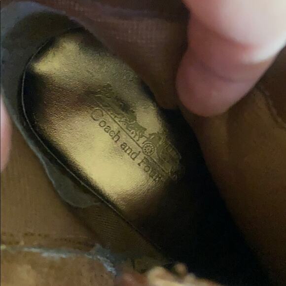 Coach and Four women’s size 8 brown leather ankle boots - Picture 4 of 8